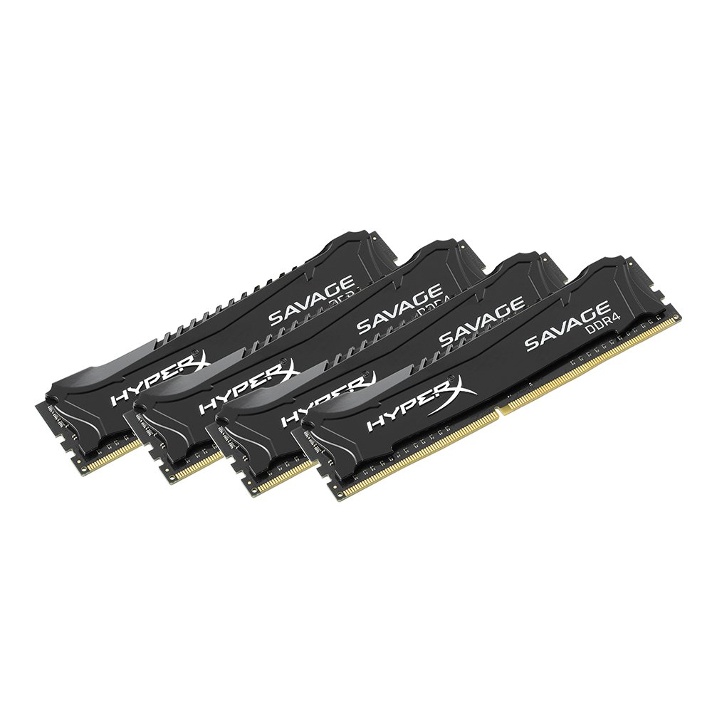 Kingston Technology HyperX Savage Black 16GB Kit (4x4GB) 2666MHz